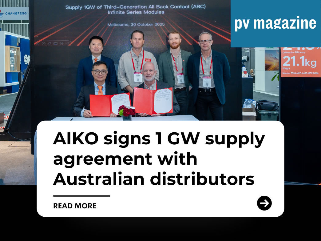 au-all-energy-banner-media-01 AIKO signs 1 GW supply agreement with Australian distributors